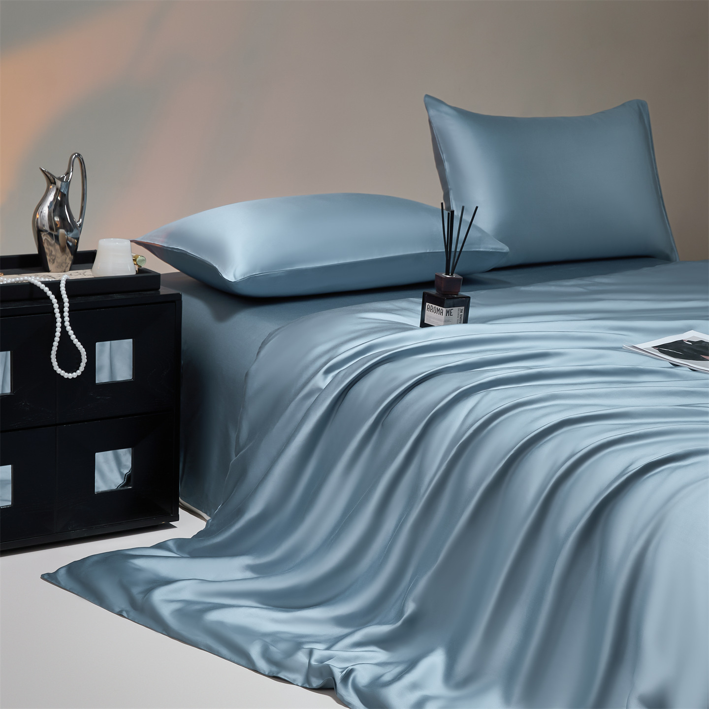 Affordable Luxury High-end Tencel Four-piece Bedding Set Sheets And Duvet Cover — foto 14