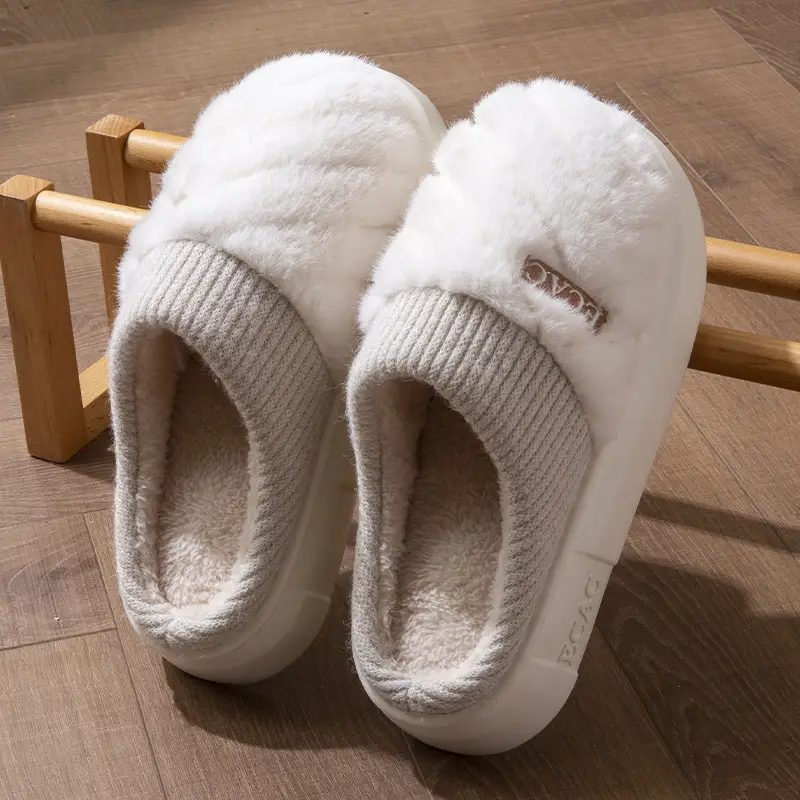 Women's Cotton Slippers Indoor Non-slip Thick-soled Cotton Slippers Cotton Slippers