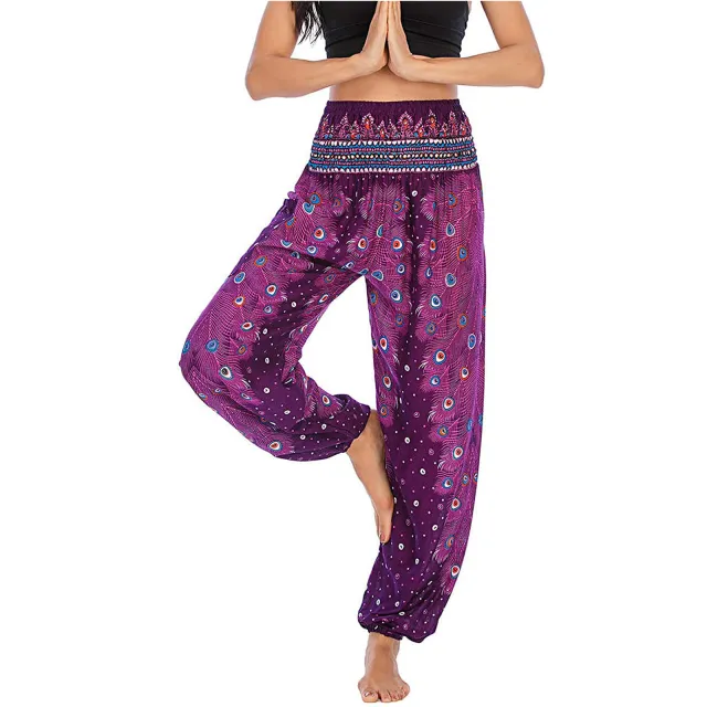 Printed Wide leg Pants Casual Trousers Figure 6 - Shop at LoveMi