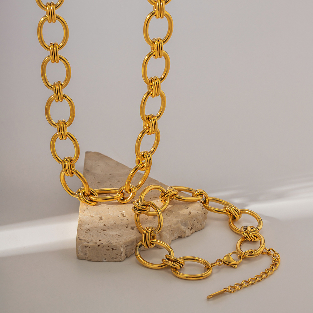 Thick Chain Stainless Steel All-match Non-fading Bracelet