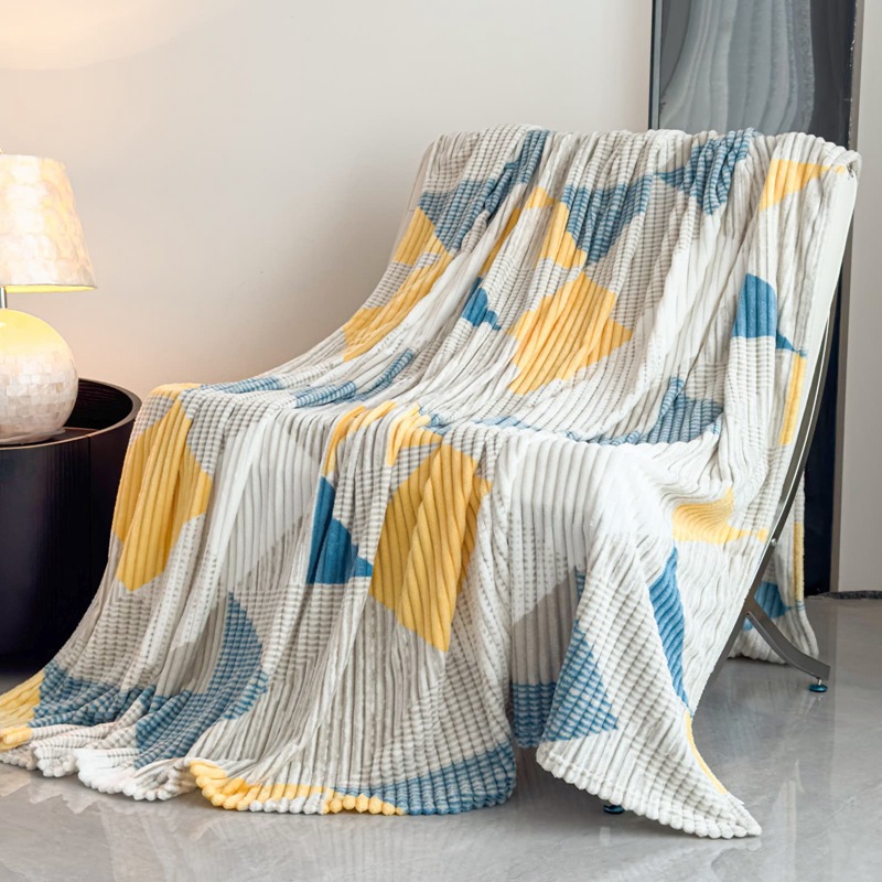 Tufted Diamond Throw Blanket