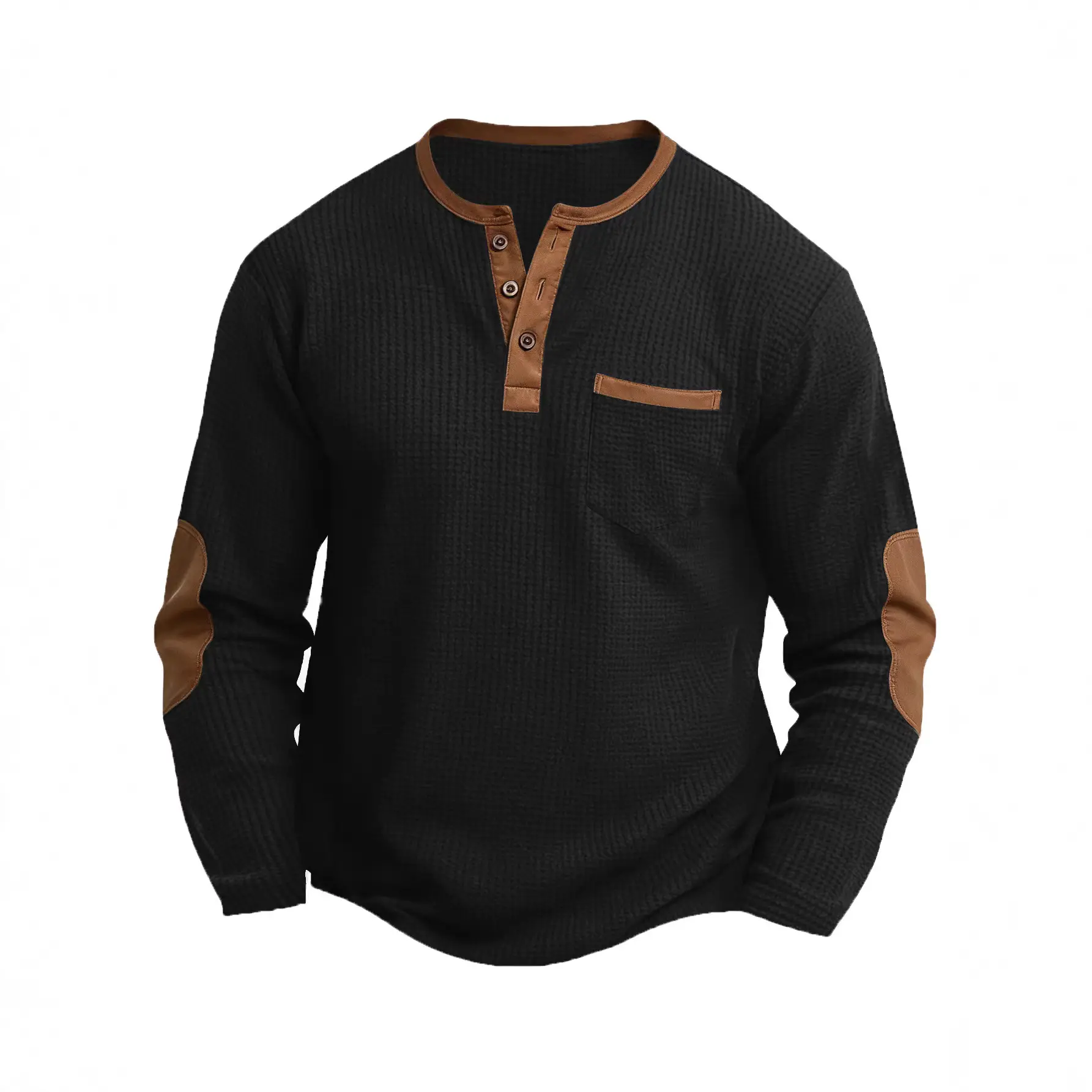 Mens Outdoor Casual Long-Sleeve Sports Shirt European