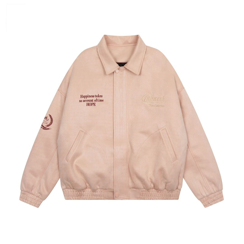 Winter Thick Cotton Letter Baseball Cotton Jacket