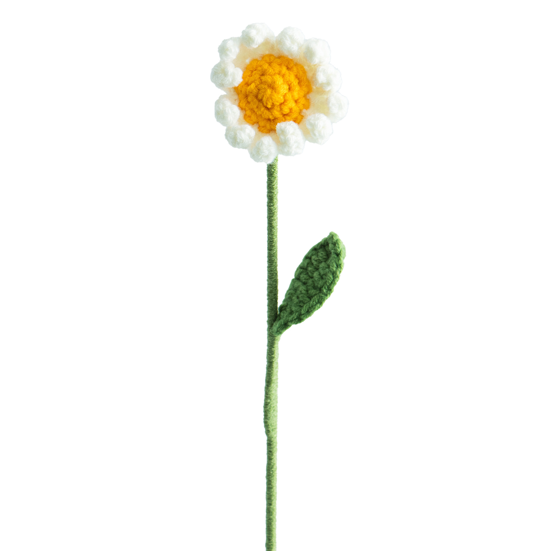 Hand-knitted Finished Yarn Bouquet Of Knitted Artificial Flowers 10