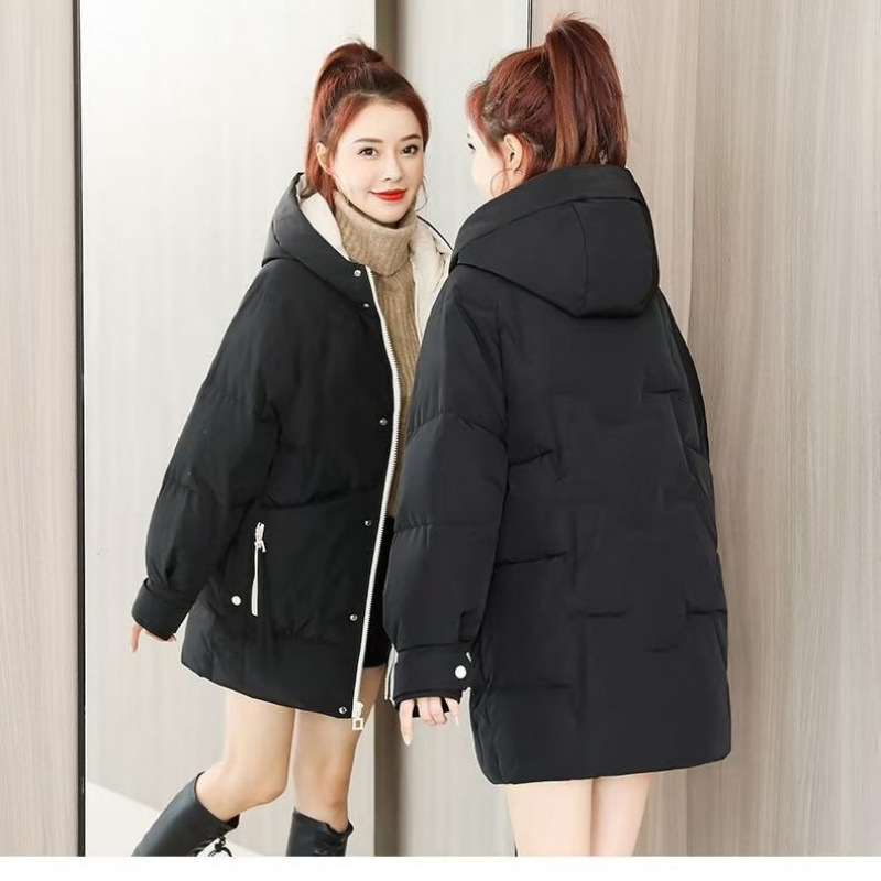 Women's Down Cotton-padded Jacket Mid-length Winter