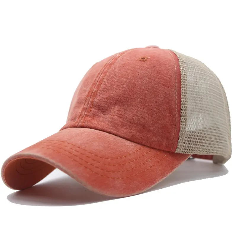 Mens SpringSummer Thin Breathable Mesh Baseball Cap
