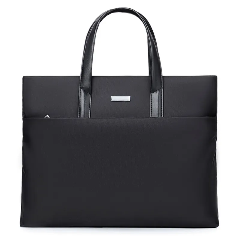 Men's Computer Casual Shoulder Messenger Bag - Black