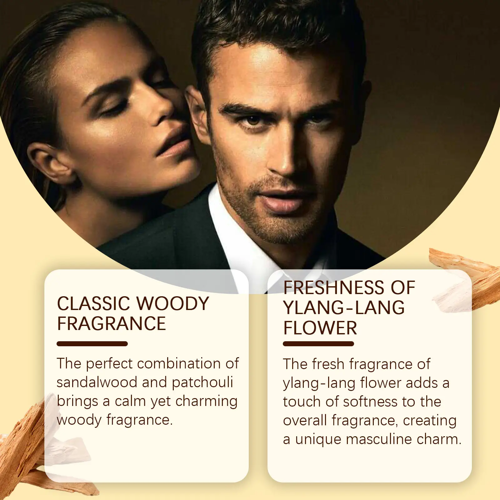 Mens Charming Cologne With A Rich Pheromone Formula