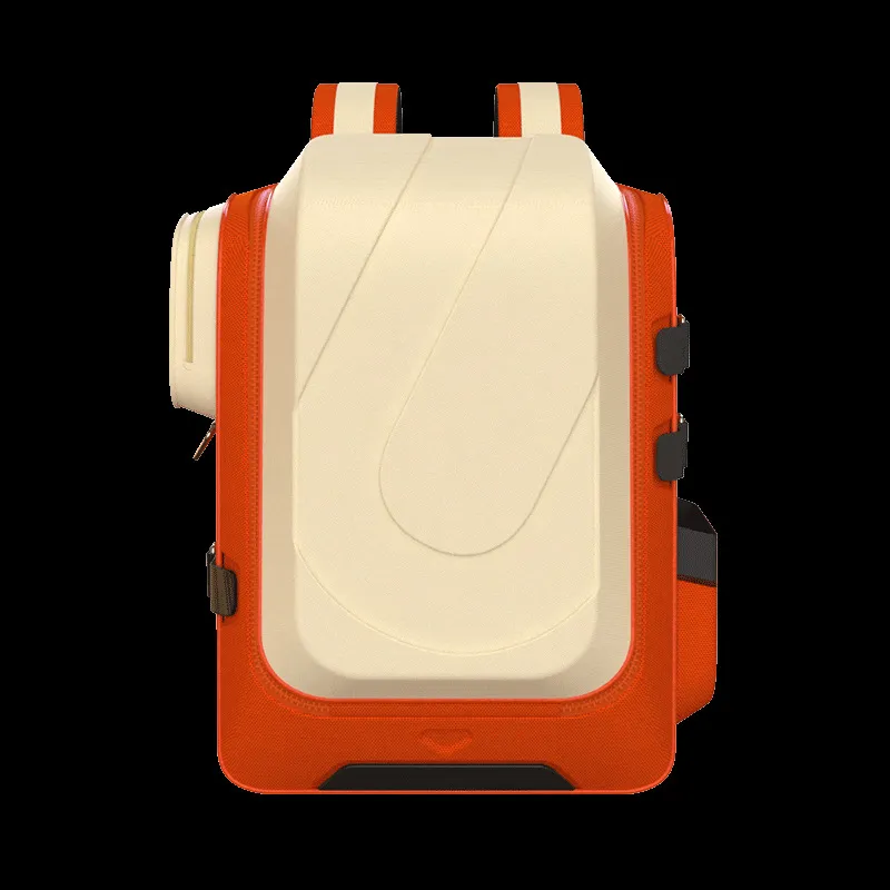 Extra Large Weight-reducing Breathable Waterproof Schoolbag - Orange