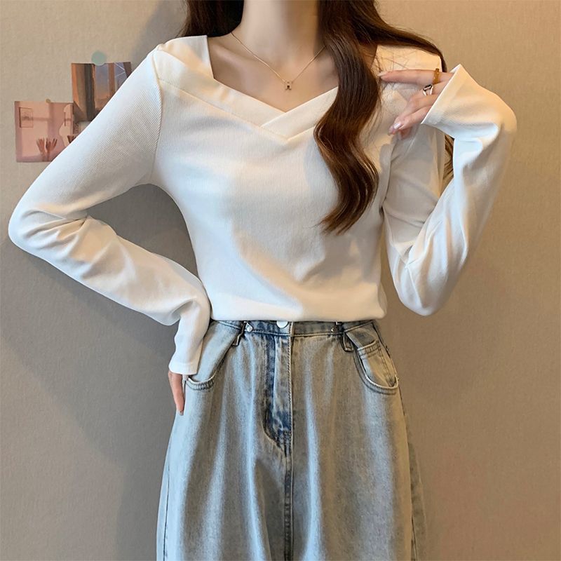 Women's Slim-fit Long-sleeved T-shirt