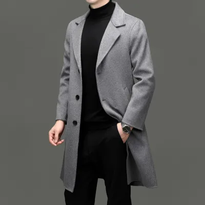 Autumn And Winter Woolen Coat Casual Long