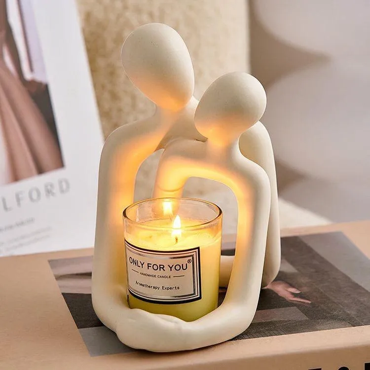 Heartwarming Loving Couple Resin Statue - A Timeless Modern Home Decor Accent For Bookshelves, Office Desks, And Nightstands Valentine's Day Gift – image 8