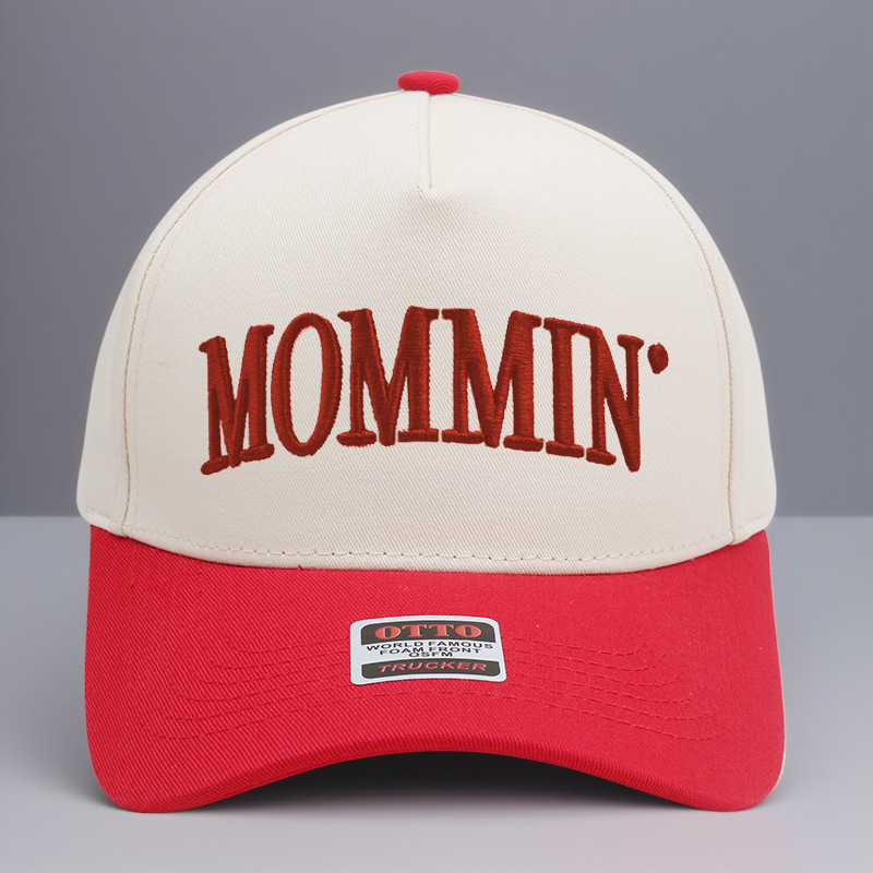 Letter Three-dimensional Embroidery Baseball Cap For Men And Women