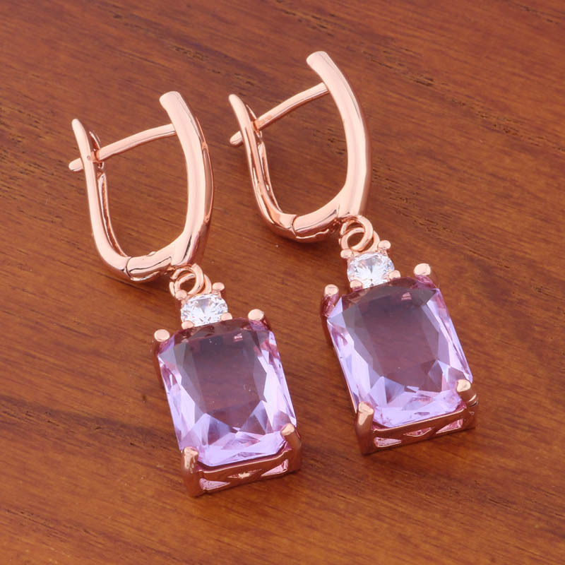 Stylish Vintage And Sophisticated Zircon Drop Earrings