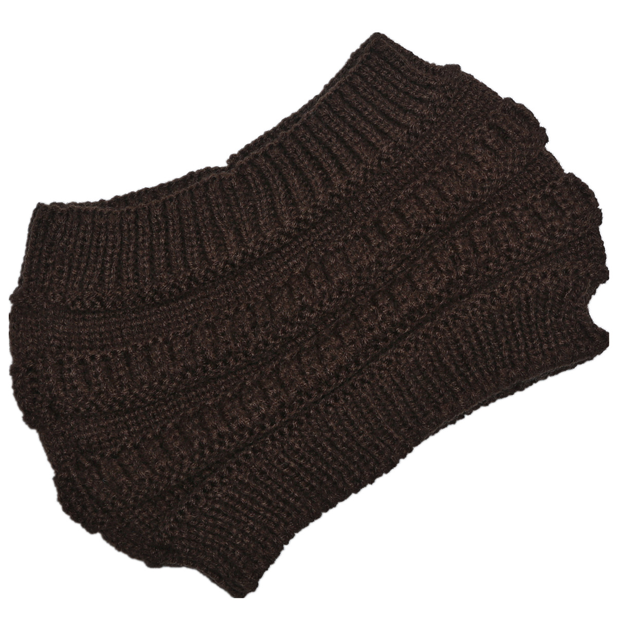 Women's Fashion Winter Hat Widened Solid Color Hair Bands Brown - Shop at LoveMi