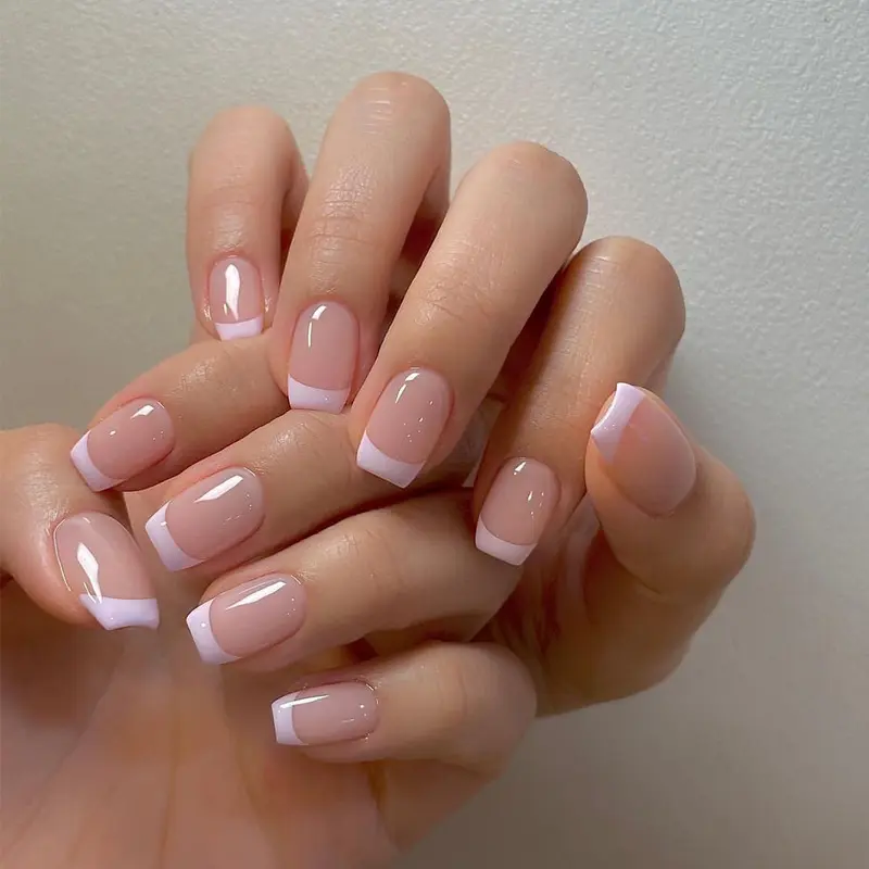 Nail Tip Finished Wearable Short Square