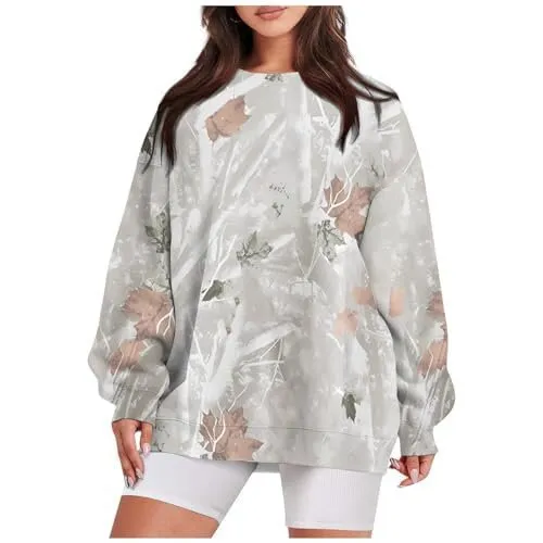 Round Neck 3D Digital Printing Casual Cool Long sleeved Round neck Pullover Ylwd 47 6Xl - Shop at LoveMi