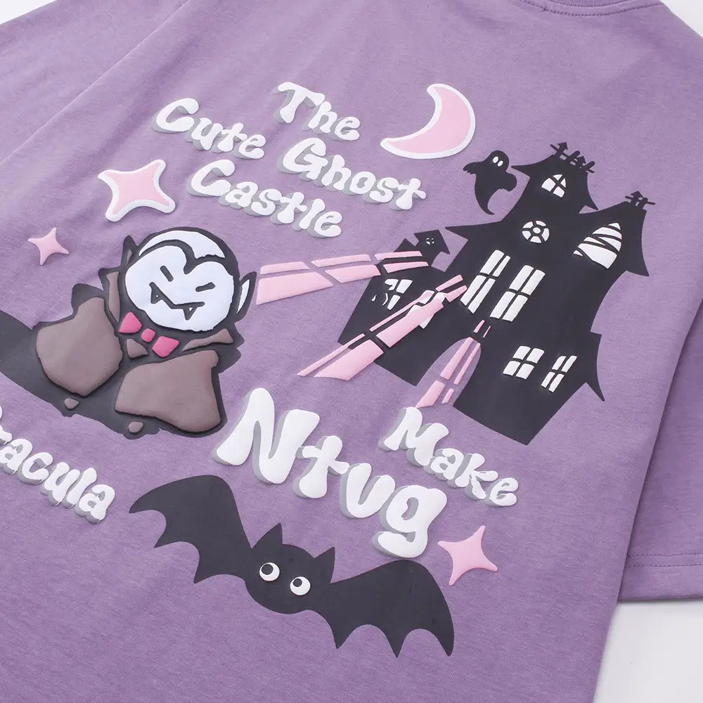 Devil Castle Short-sleeved T-shirt Dark Trend