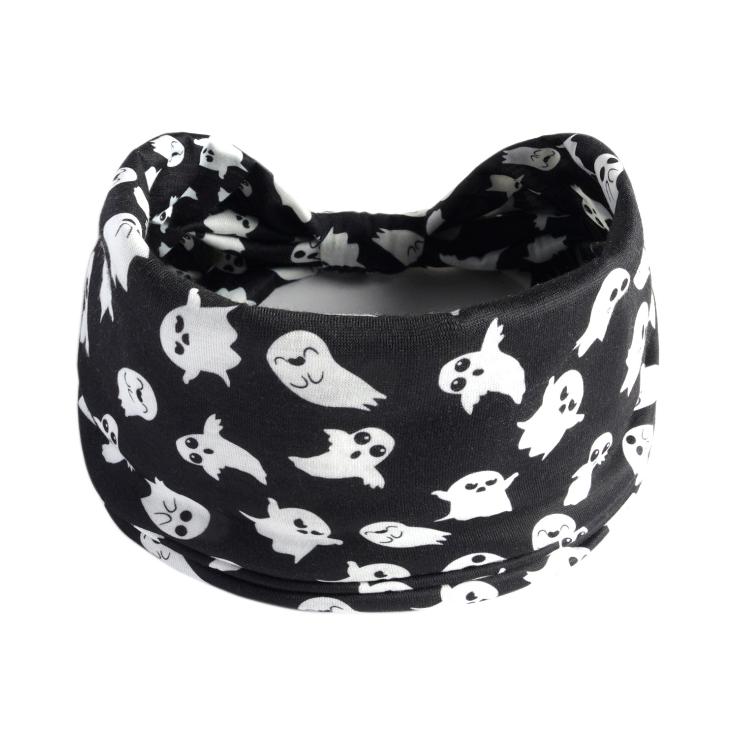 Pumpkin Skull Ghost Festival Headband - Image 13