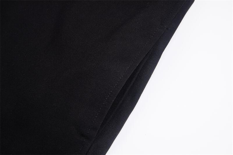 Cropped Loose-Fit Black Men’s Jacket with Side Seam Pockets Cropped Loose-Fit Black Men’s Jacket with Side Seam Pockets