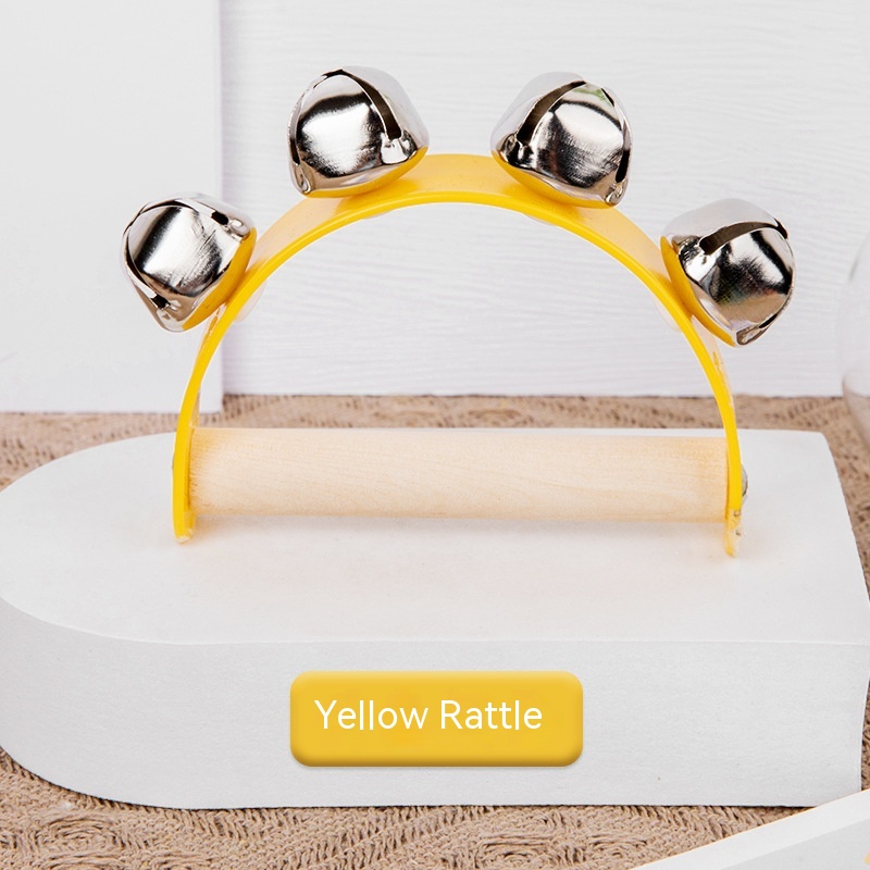 Yellow Semicircle Rattle