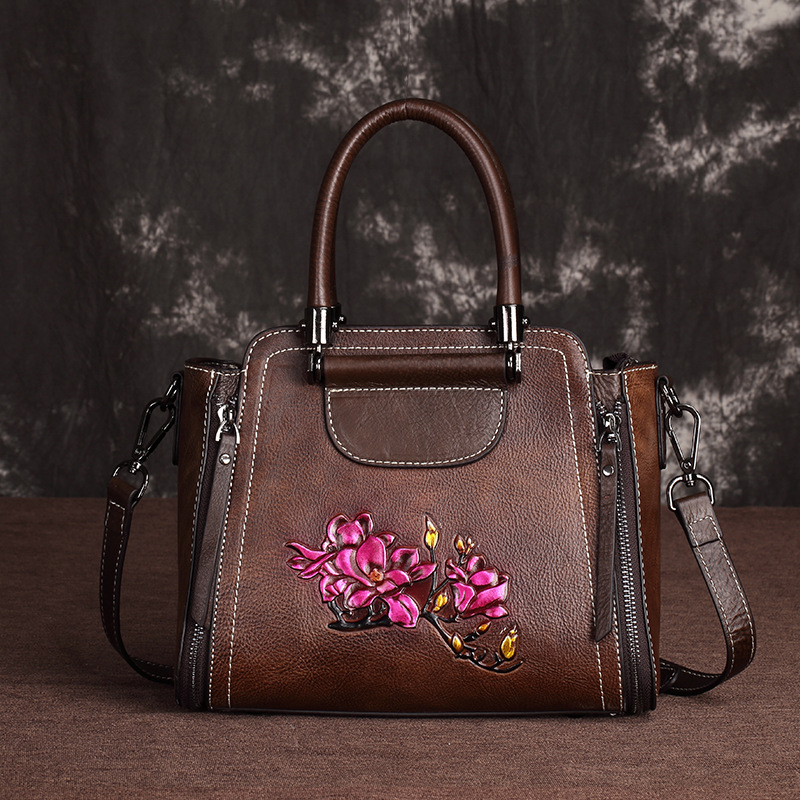 Full-Grain Leather Crossbody Bag, picture 3 of 7