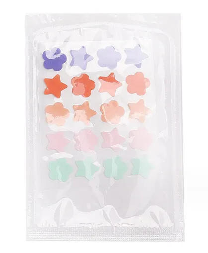 Colored Loving Heart Facial Hydrocolloid Acne Patch 20 Flowers Xingx - Shop at LoveMi