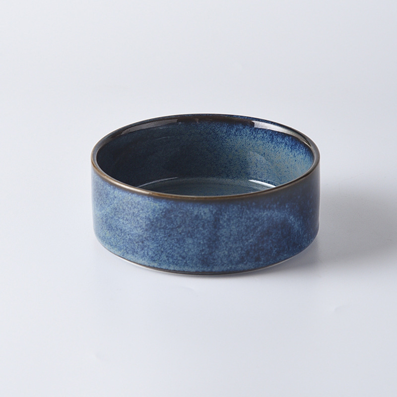 Dark Blue Flower Glaze