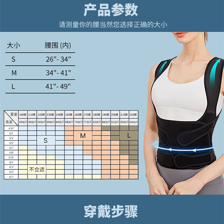 Title 4, Breathable Mesh Sitting Position Rectifier Invi...