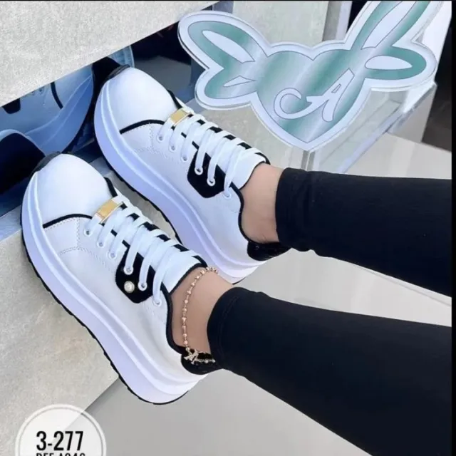 Women's Platform Shoes Lace up White Shoes White - Shop at LoveMi