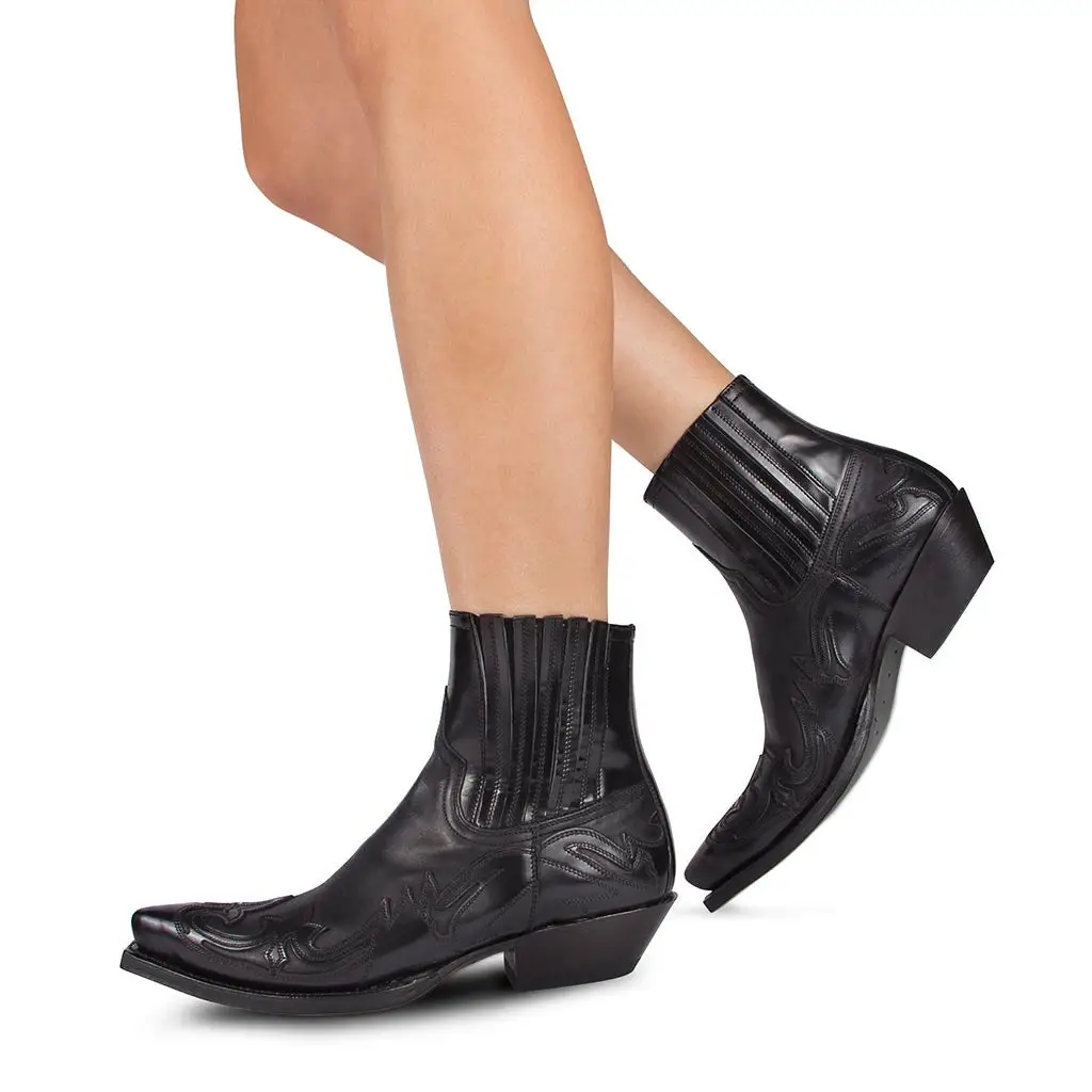 New Hand-rub Color Martin Cowboy Boot Neutral