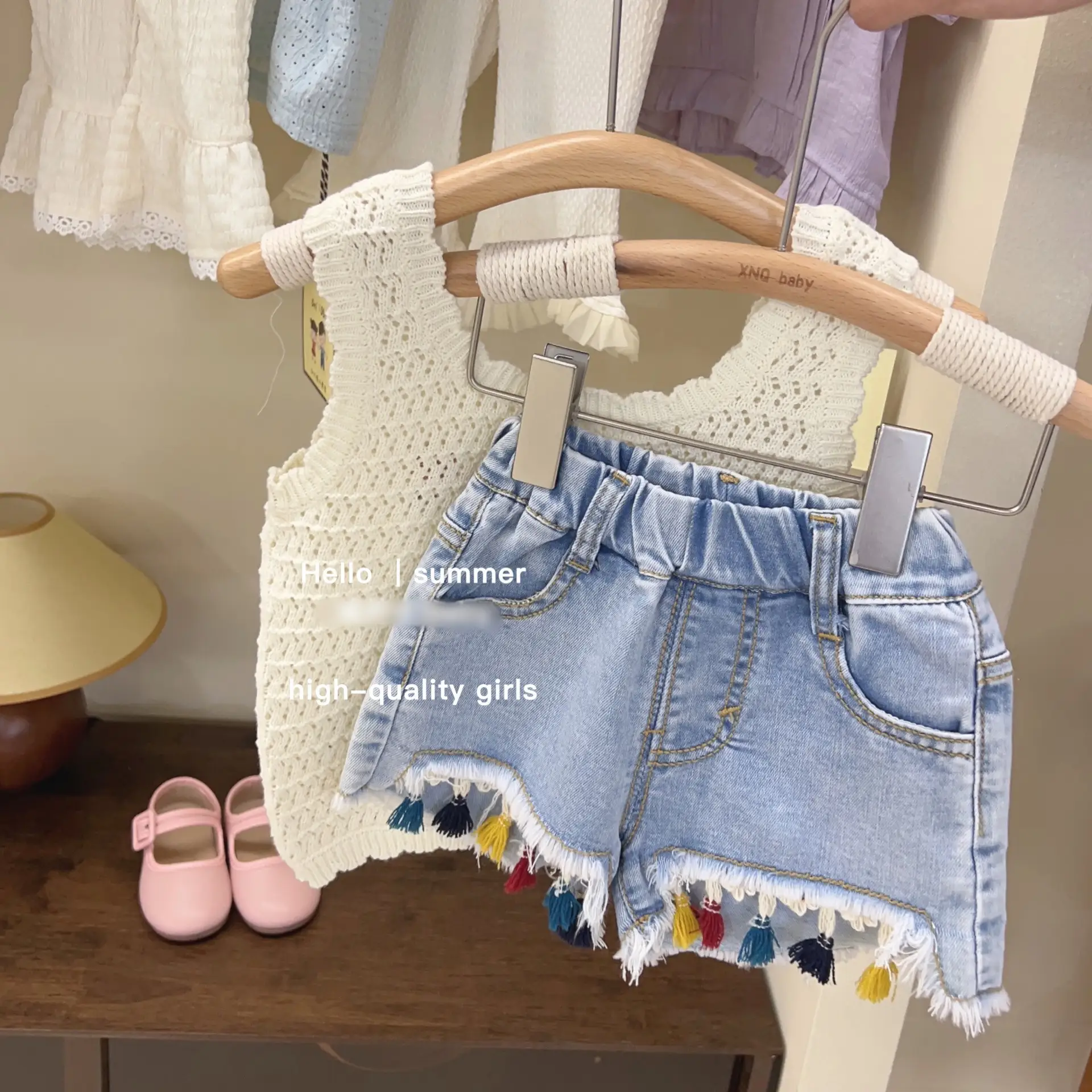 Hollow Children Straps Baby Thin Vest Children's Clothing