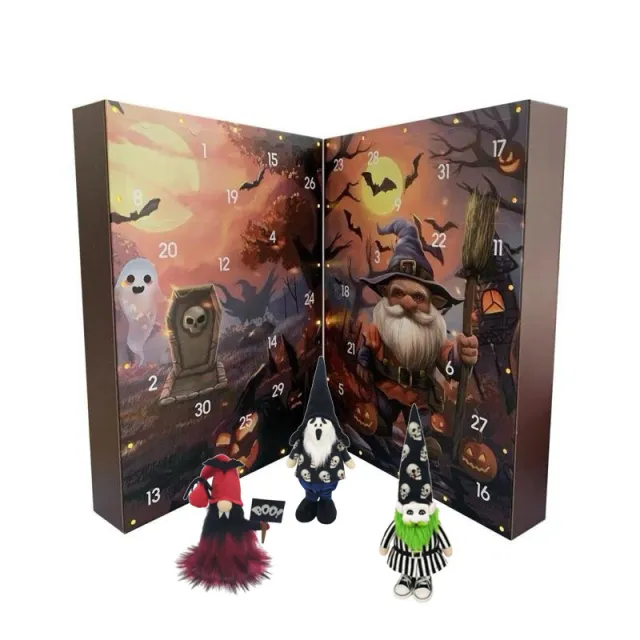 Halloween Holiday Calendar Countdown Blind Box A Plush Dwarf - Shop at LoveMi