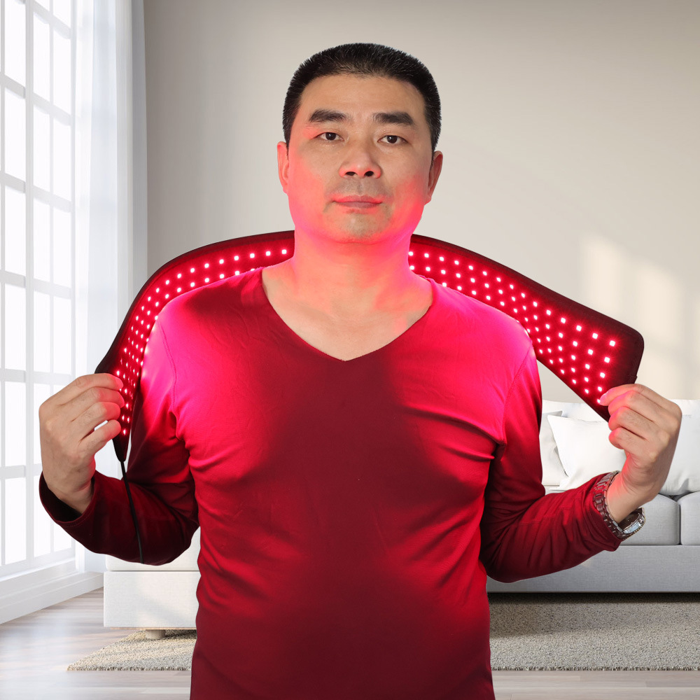 Red Light Belt Physiotherapy Instrument Infrared Knee Pad Shoulder Waist Leg — foto 7