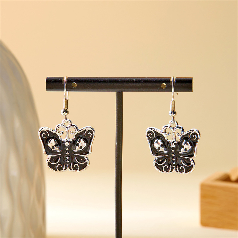 Halloween Funny Earrings Devil Hair Clasp Asymmetric