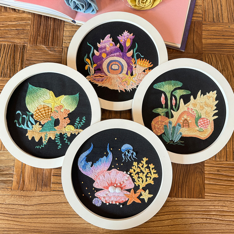 Fantasy Ocean Shell Painting Children's Needlework — image 1