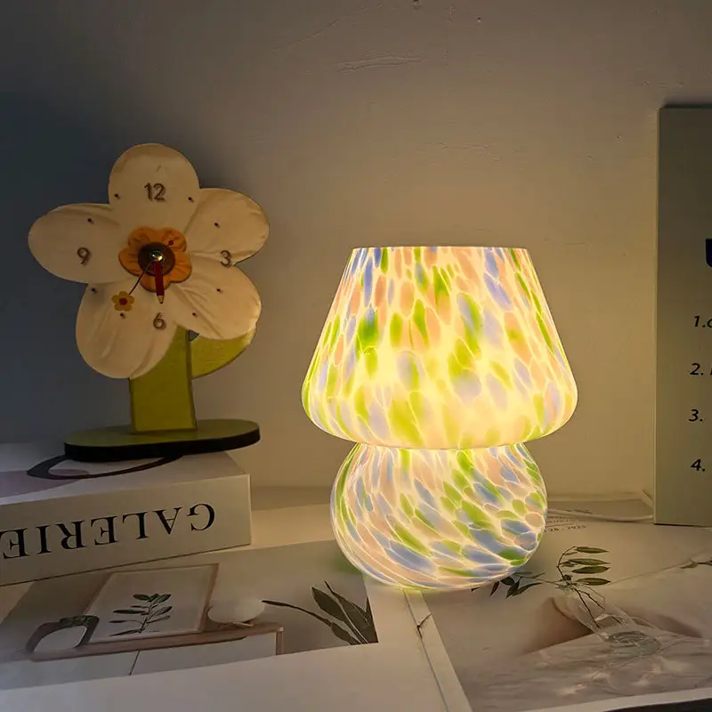 Creative Mushroom Lamp Cream Style Simple Indoor