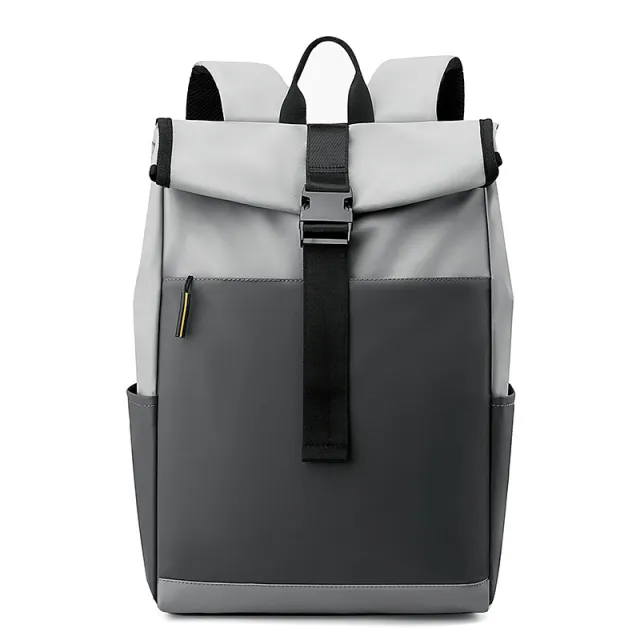 Casual Fashion Backpack For Men Women New Laptop Backpack Oxford Cloth Waterproof Short Distance Travel Backpack Men Black Gray - Shop at LoveMi