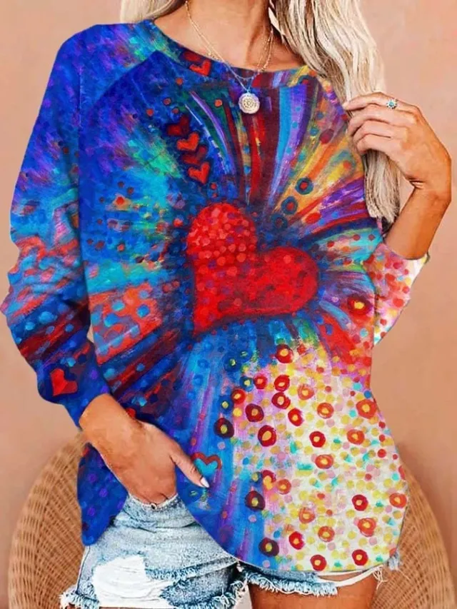 Loose Casual And Comfortable Round Neck Temperament Commute Style Sweater G67Z416 S - Shop at LoveMi