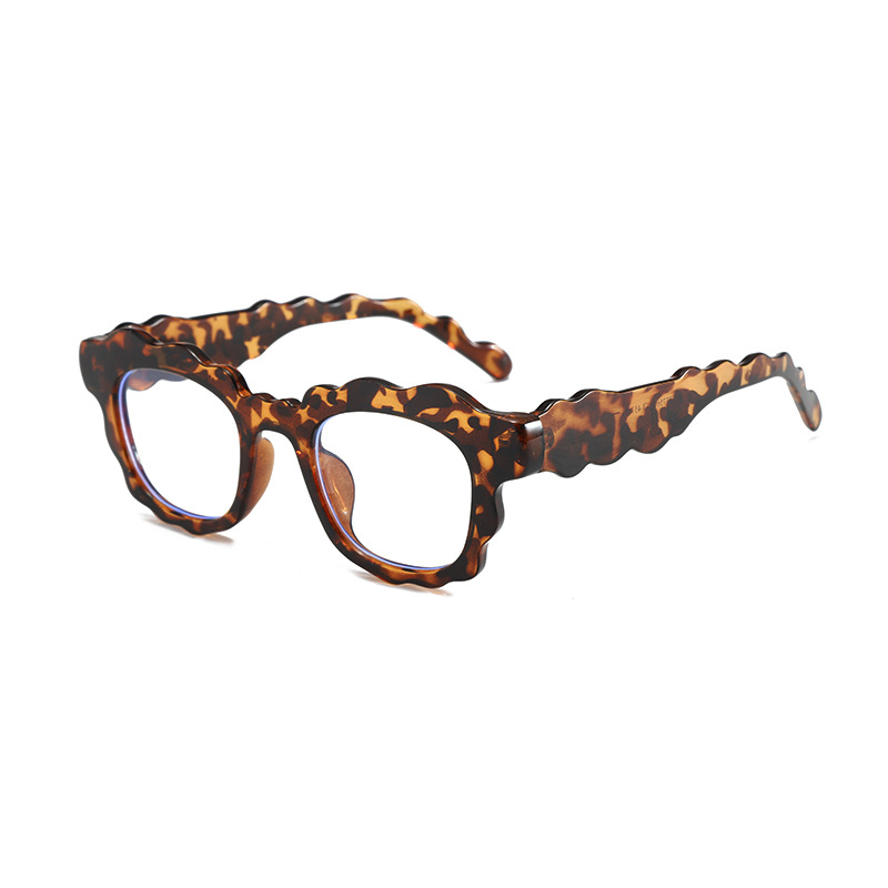 Fashionable Dopamine-style Wave-shaped Sunglasses