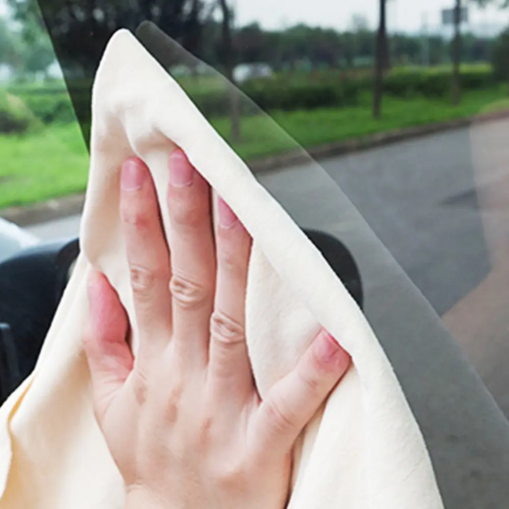 Natural Suede Leather Car Cleaning Cloth