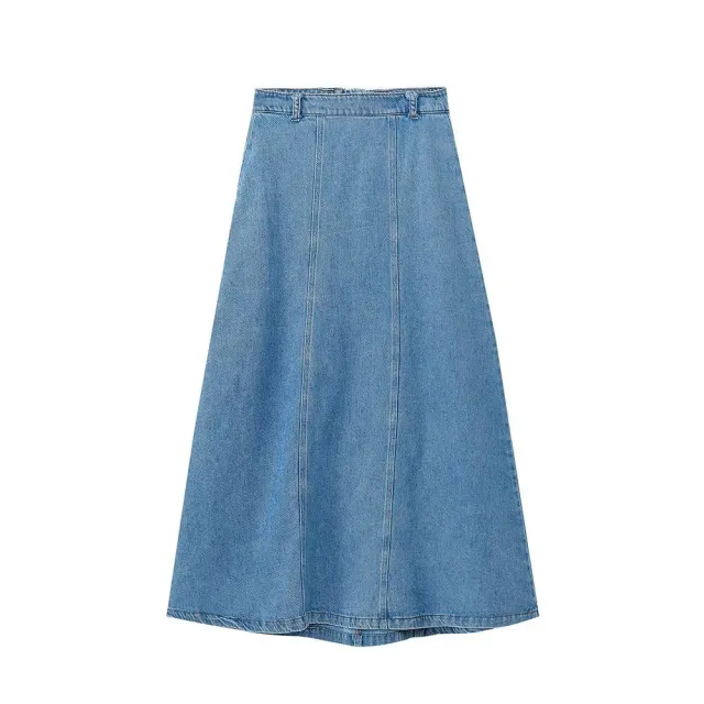 Bow trimmed Denim Shirt Cape Dress Set Skirt - Shop at LoveMi
