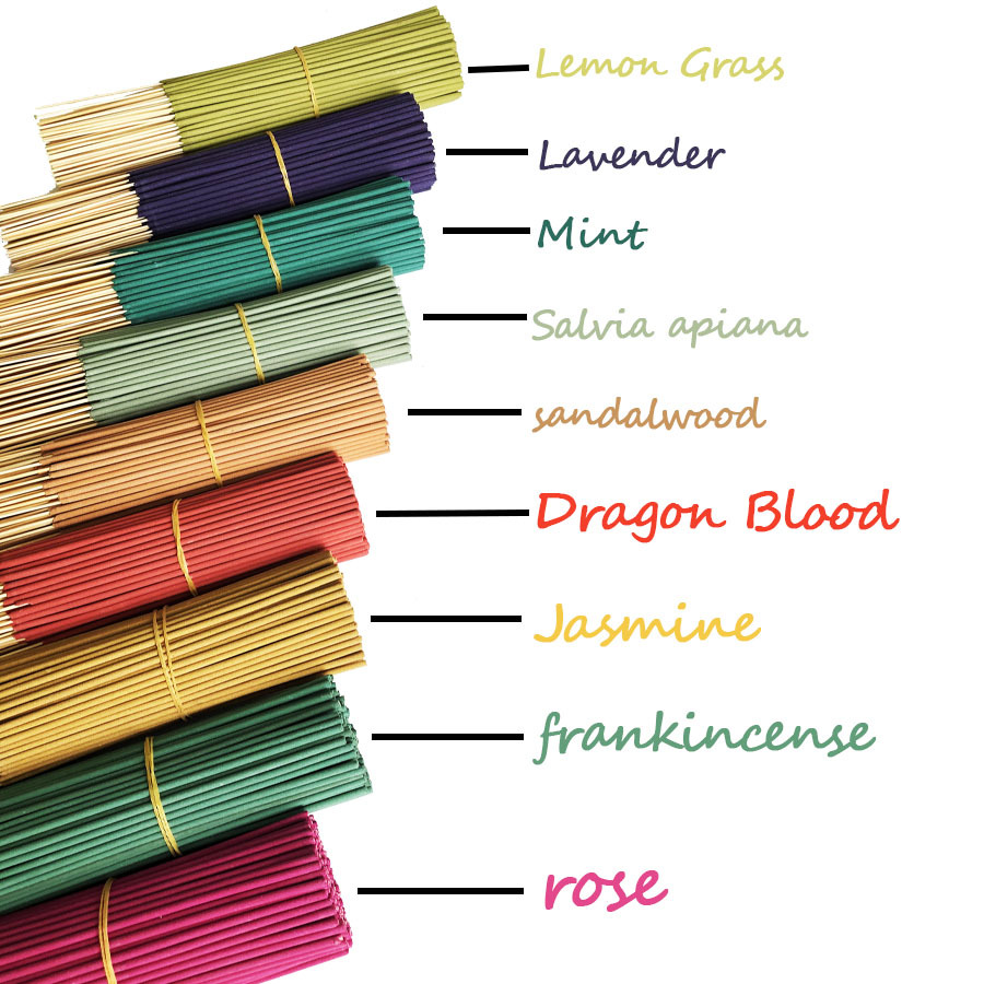 170Pcs Various Scents Aromatherapy Incense Sticks