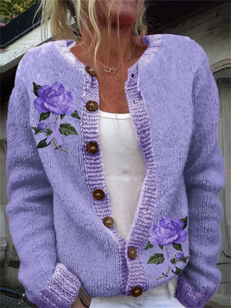 Womens French style Sweater Cardigan Jacket Top Style 2 M - Shop at LoveMi