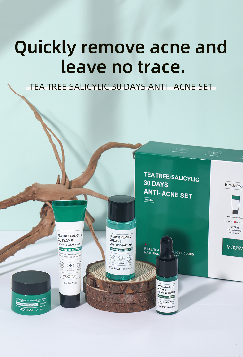 Title 4, Tea Tree Acne Removing Box Skin Care Set