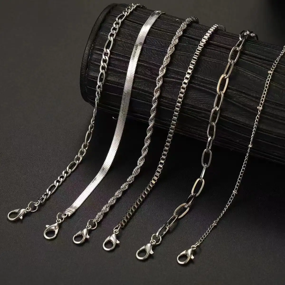 Womens Set Multi-layer Chain Minimalist Bracelet