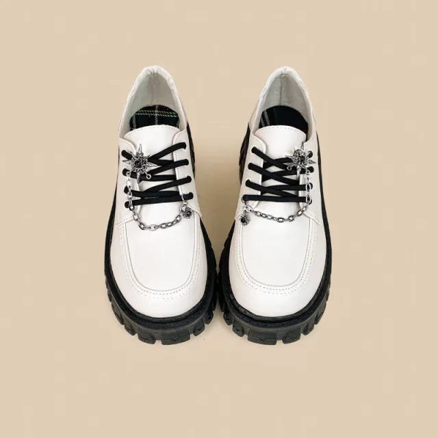 Fashion Personality Women's Jk Preppy Style Loafers Duke Asterism 38 - Shop at LoveMi