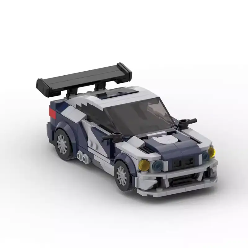 MOC Building Blocks Assembled Educational Toys Speed8 Grid Model Car Boy