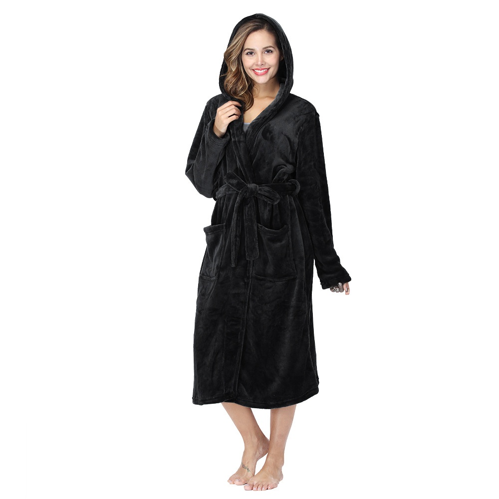 Women's Robe Cap Black