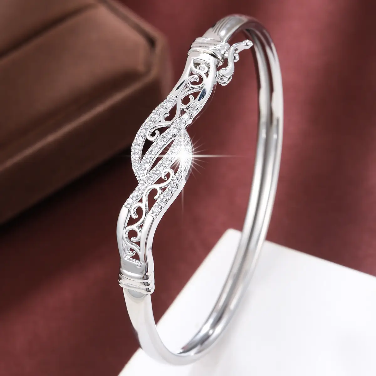 Ins Style Refined Grace All-match Micro Inlaid Zircon Bracelet